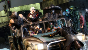 Картинка фэнтези существа assassins creed ninja gaiden ezio kai leng catwoman auditore da firenze platinum games crossover metal gear rising revengeance raiden taki kojima productions jade ryu hayabusa fan art master chief halo