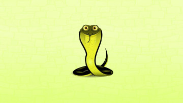 Картинка рисованное минимализм змея