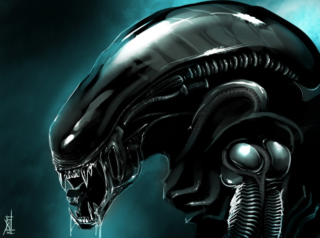 Обои картинки фото фэнтези, Чужой , alien, чужой, космический, чудовище, монстр