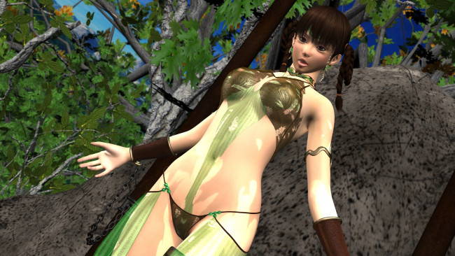 Обои картинки фото 3д графика, аниме , anime, фон, взгляд, девушка