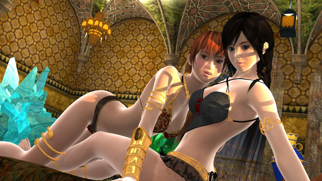 Обои картинки фото 3д графика, аниме , anime, фон, взгляд, девушки