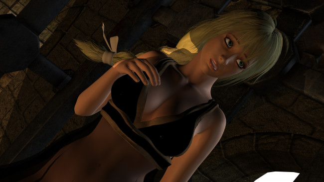 Обои картинки фото 3д графика, люди , people, фон, взгляд, девушка