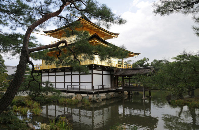 Обои картинки фото города, - буддийские и другие храмы, храм, озеро, парк