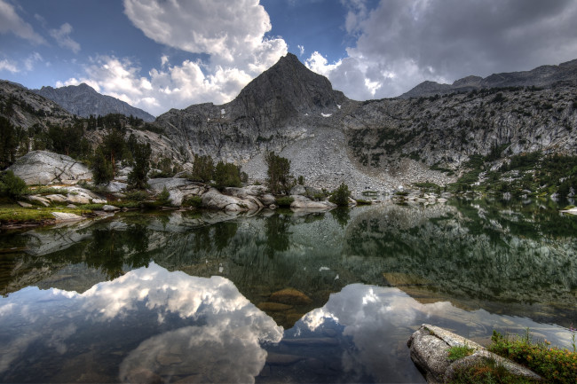 Обои картинки фото природа, реки, озера, озеро, котловина, горы