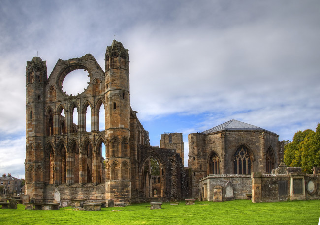 Обои картинки фото elgin cathedral, города, - католические соборы,  костелы,  аббатства, храм