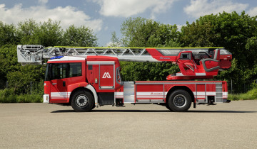 обоя автомобили, пожарные машины, 23-12, 2015г, magirus, dlak, 1830, l, econic, mercedes-benz