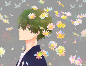 Картинка аниме hyouka oreki houtarou