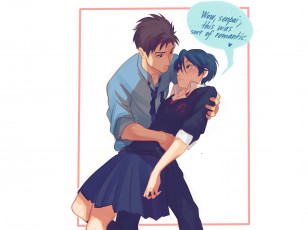 Картинка аниме gekkan+shoujo+nozaki-kun парень девушка