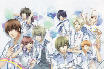 Картинка аниме norn9 парни