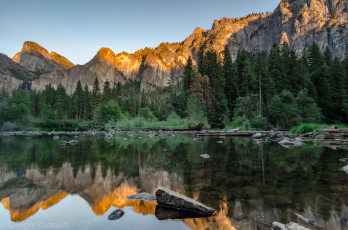 Картинка природа реки озера река лес