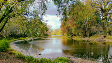 Картинка природа реки озера река лес