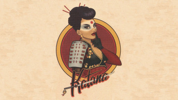 Картинка рисованное комиксы фон взгляд девушка