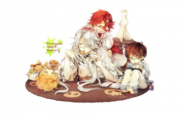 Картинка аниме kuroshitsuji гробовщик дети малыши жнецы