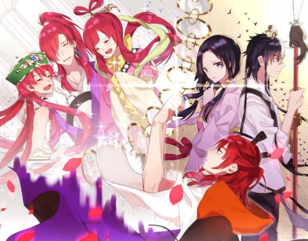 Обои картинки фото аниме, magi the labyrinth of magic, персонажи