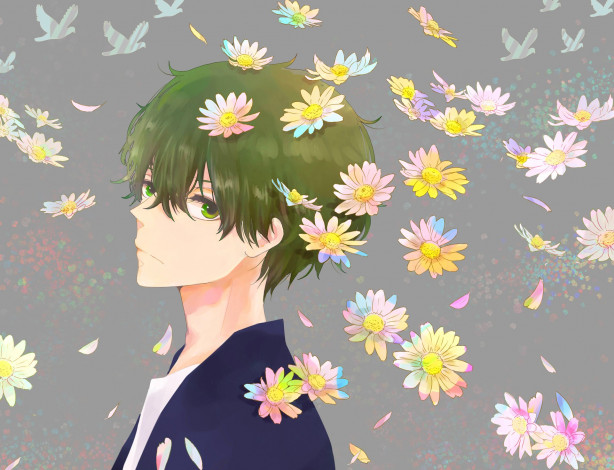 Обои картинки фото аниме, hyouka, oreki, houtarou