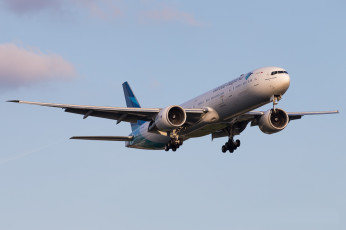 Картинка boeing+777-300er авиация пассажирские+самолёты авиалайнер