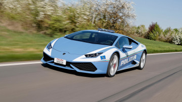 обоя lamborghini huracan lp 610-4 polizia 2015, автомобили, lamborghini, 2015, polizia, 610-4, lp, huracan