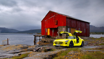 Картинка mercedes-benz+sls+amg+e-cell+concept+2010 автомобили mercedes-benz e-cell amg sls 2010 concept