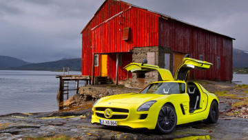 Картинка mercedes-benz+sls+amg+e-cell+concept+2010 автомобили mercedes-benz 2010 concept e-cell amg sls
