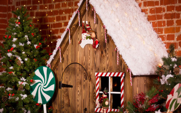 Картинка праздничные новогодний+очаг decoration украшения