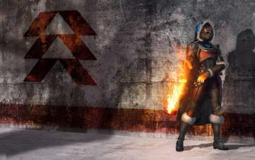 Картинка видео+игры destiny фон девушка униформа