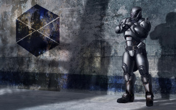 Картинка видео+игры destiny мужчина фон латы