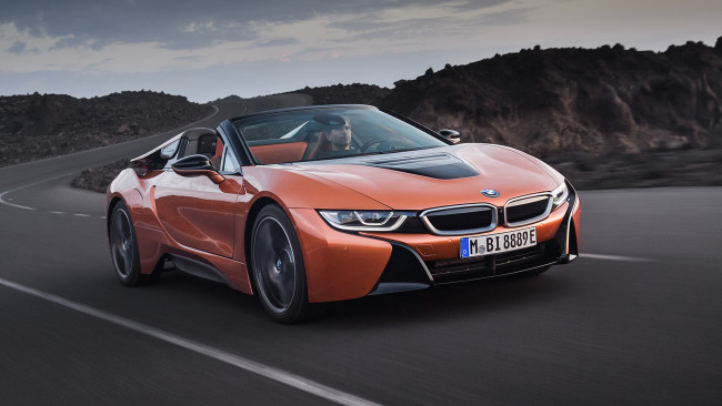 Обои картинки фото bmw i8 roadster 2019, автомобили, bmw, i8, roadster, 2019