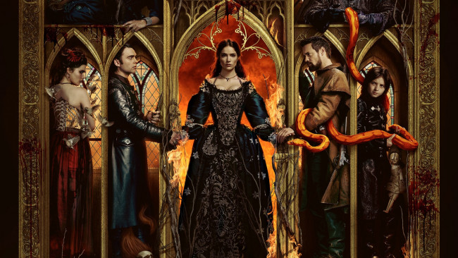 Обои картинки фото кино фильмы, salem , сериал, коллаж