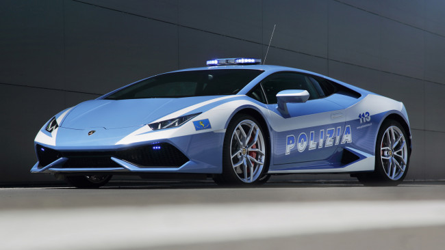 Обои картинки фото lamborghini huracan lp 610-4 polizia 2015, автомобили, lamborghini, 2015, 610-4, polizia, lp, huracan