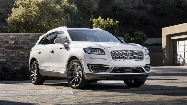 Обои картинки фото lincoln nautilus 2019, автомобили, lincoln, nautilus, 2019, внедорожник, белый