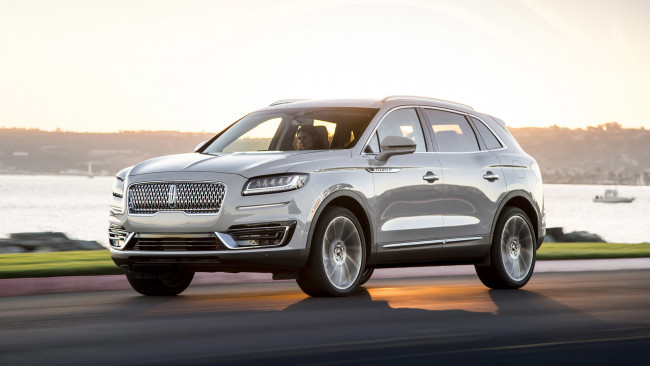 Обои картинки фото lincoln nautilus 2019, автомобили, lincoln, nautilus, 2019, внедорожник, белый