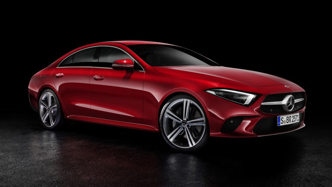 Обои картинки фото mercedes-benz cls 2019, автомобили, mercedes-benz, cls, 2019, красный