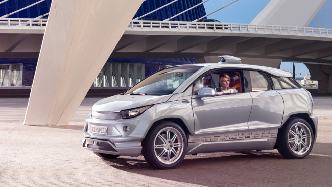 Обои картинки фото rinspeed budii based on bmw i3 2015, автомобили, rinspeed, i3, bmw, based, budii, 2015