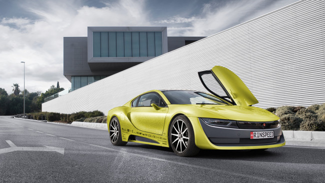 Обои картинки фото rinspeed etos based on bmw i8 2016, автомобили, rinspeed, etos, based, bmw, i8, 2016