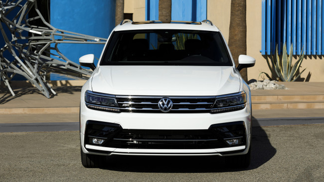 Обои картинки фото volkswagen tiguan r-line 2019, автомобили, volkswagen, tiguan, r-line, 2019, белый