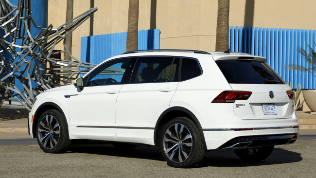 Обои картинки фото volkswagen tiguan r-line 2019, автомобили, volkswagen, tiguan, r-line, 2019, белый