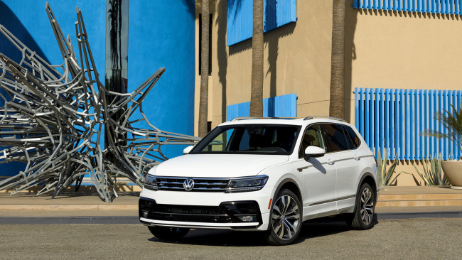 Обои картинки фото volkswagen tiguan r-line 2019, автомобили, volkswagen, tiguan, r-line, 2019, белый