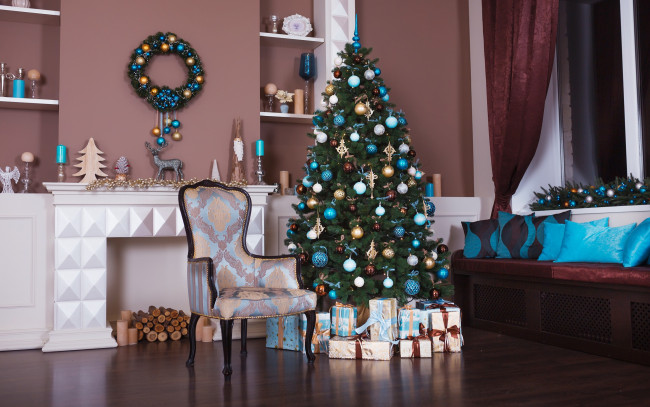 Обои картинки фото праздничные, новогодний очаг, decoration, украшения