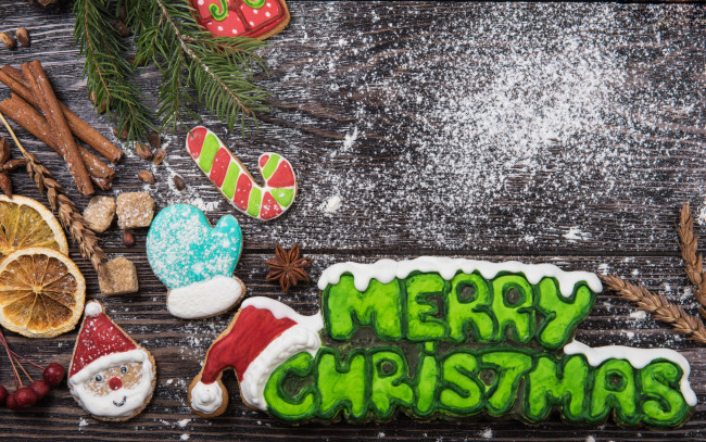 Обои картинки фото праздничные, угощения, печенье, gingerbread