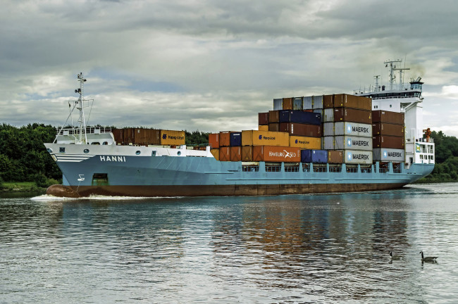 Обои картинки фото корабли, грузовые суда, контейнеровоз