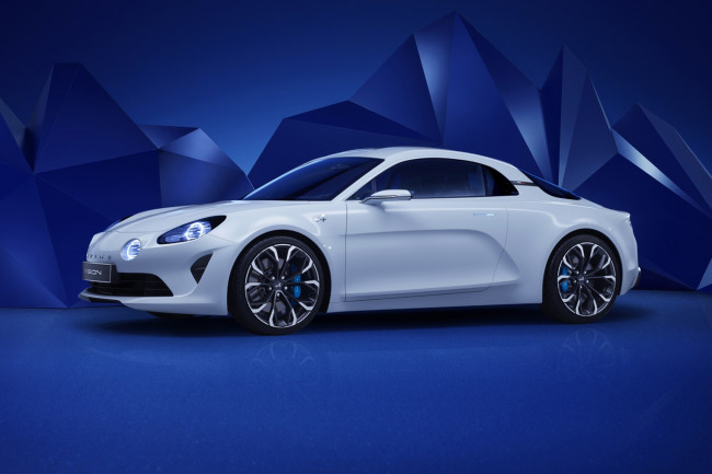 Обои картинки фото renault alpine concept 2016, автомобили, renault, alpine, concept, 2016, белый