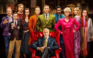 Картинка кино+фильмы knives+out daniel craig katherine langford chris evans