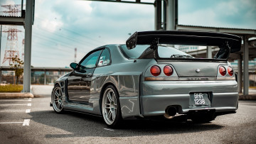 Картинка автомобили nissan datsun skyline r33