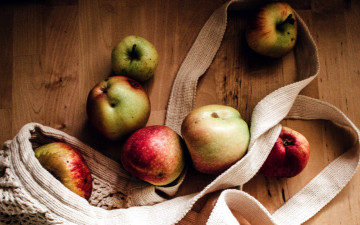 Картинка еда яблоки