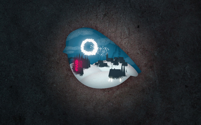 Обои картинки фото векторная графика, птицы , птицы, птица, деревня, снег