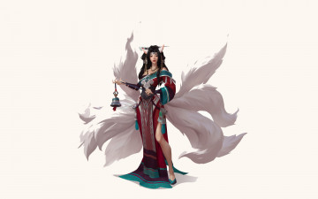 Картинка фэнтези демоны девушка хвосты