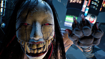 Картинка видео+игры ghostwire +tokyo монстр лапа