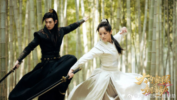 Картинка кино+фильмы -unknown+ другое парень девушка мечи лес тренировка