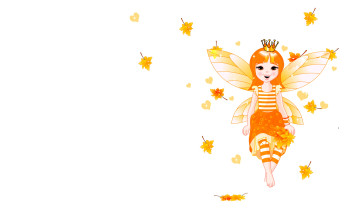 Картинка фэнтези феи девочка фея крылья корона листья