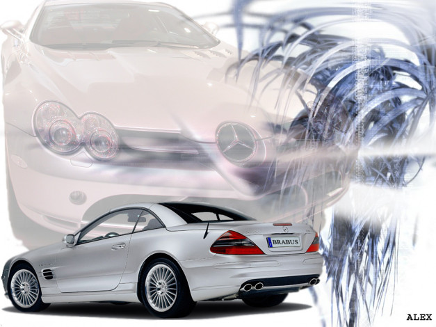 Обои картинки фото brabus, автомобили, mercedes, benz